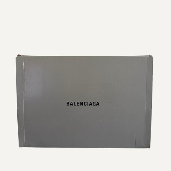 Size 42 - Balenciaga Men\'s White Lace Soccer Cleat Sneaker